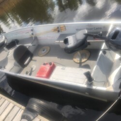 boating on lake