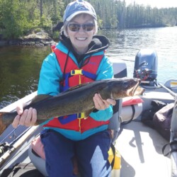 fishing at woman river camp